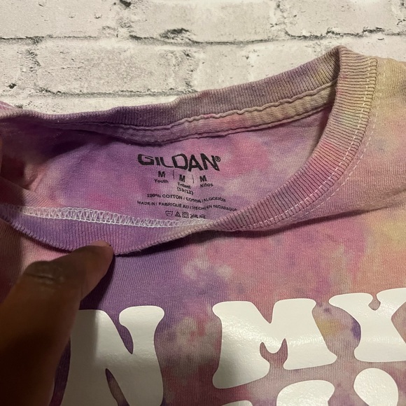 Tie Dye Girls Short Sleeve Shirt Size Medium - Picture 6 of 6